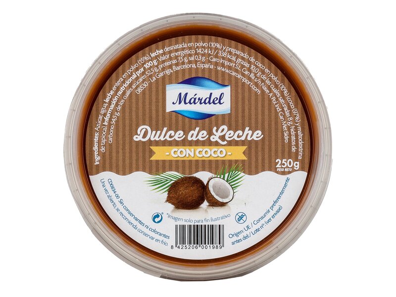 Márdel Dulce de Leche con Coco krém 250g
