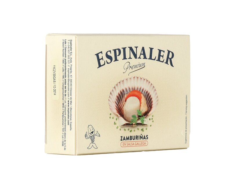 Espinaler Fésűkagyló Zamburinas galíciai szószban 115g