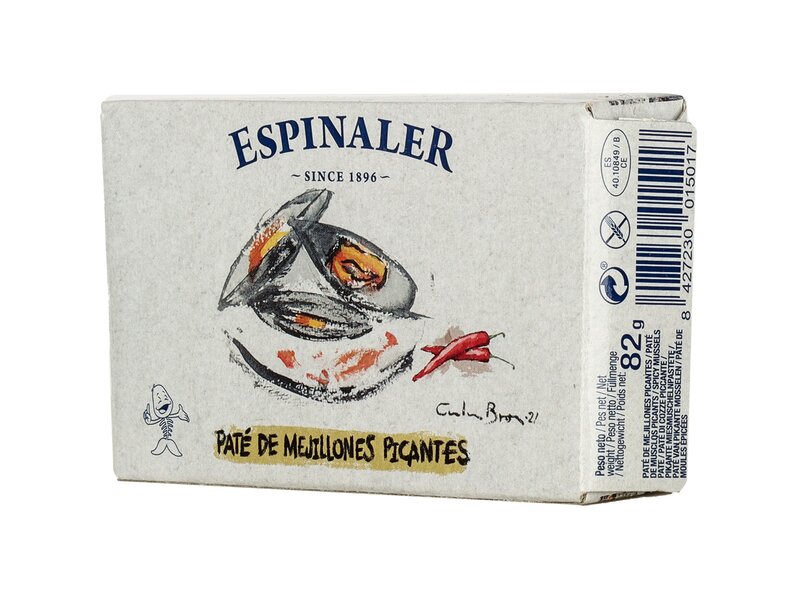 Espinaler Fűszeres kagylópástétom 82g