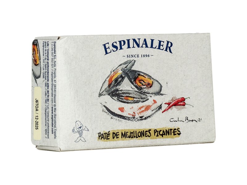 Espinaler Fűszeres kagylópástétom 82g