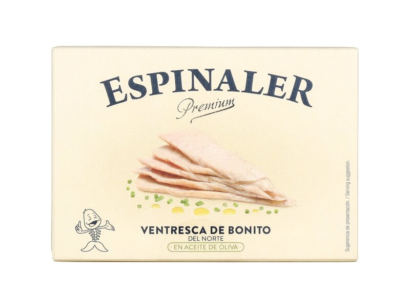 Espinaler Fehér tonhal hasaalja olívaolajban 112g