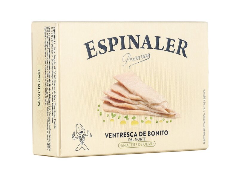 Espinaler Fehér tonhal hasaalja olívaolajban 112g