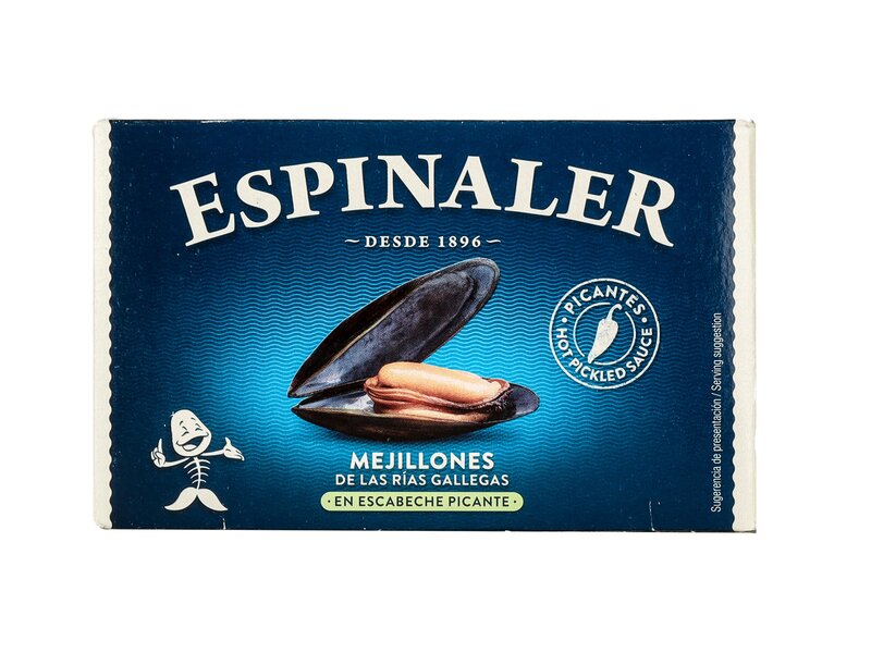 Espinaler Kék kagyló fűszeres ecetes lében 115g