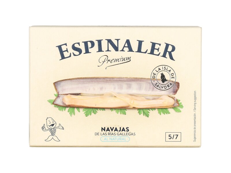 Espinaler Borotvakagyló sós lében 115g