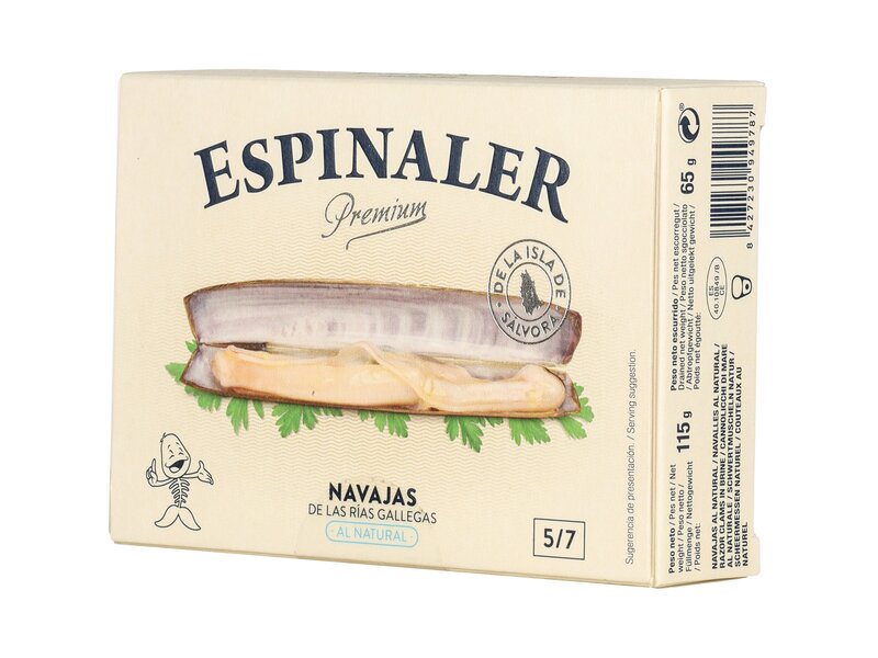 Espinaler Borotvakagyló sós lében 115g