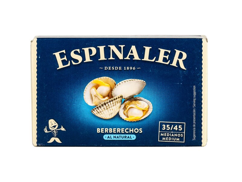Espinaler Közepes szívkagylók sós lében 111g