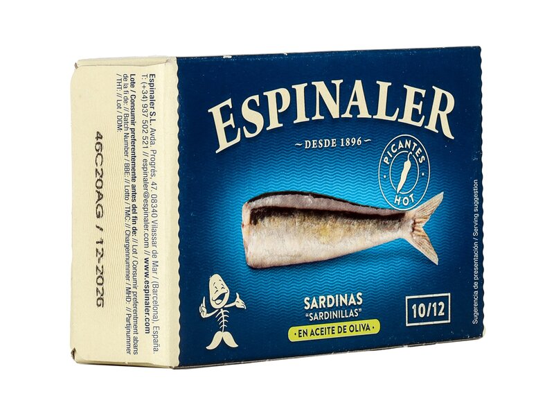 Espinaler Apró szardíniák fűszeres olívaolajban 115g