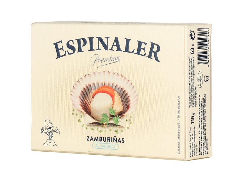 Espinaler Szent Jakab kagyló sós lében115g