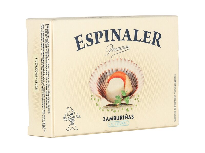 Espinaler Szent Jakab kagyló sós lében115g