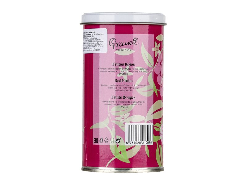 Granell Herbál teakaverék hibiszkusszal, mazsolával és pirosbogyós gyümölcsökkel 25 filter 62,5g