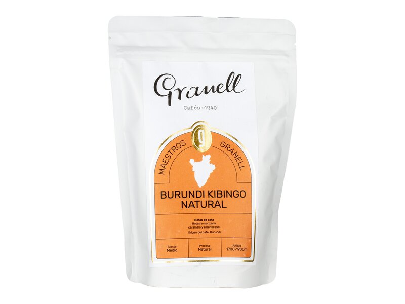 Granell Cafes Burundi Kibingo Natural pörkölt szemes kávé 250g