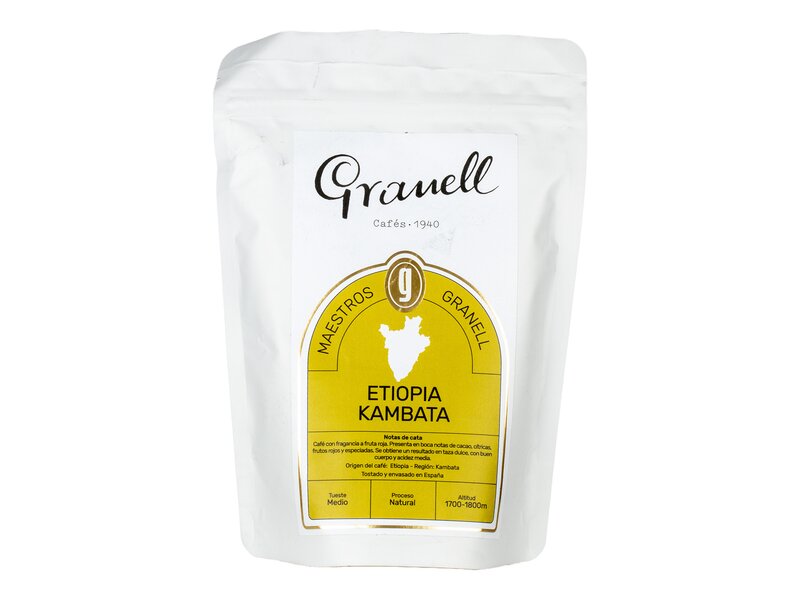 Granell Cafes Etiopia Kambata pörkölt szemes kávé 250g