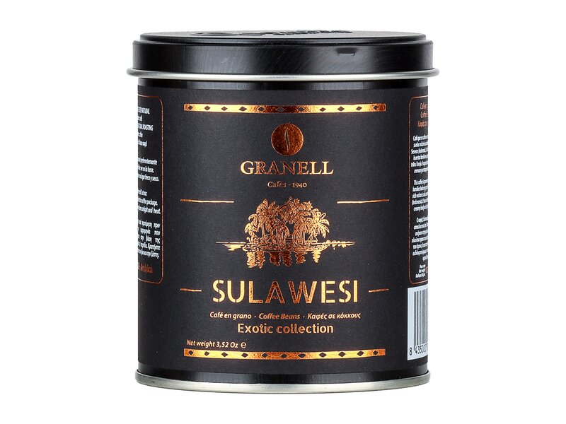 Granell Coffee Beans Tin/Exotic Sulawesi szemes kávé 100g