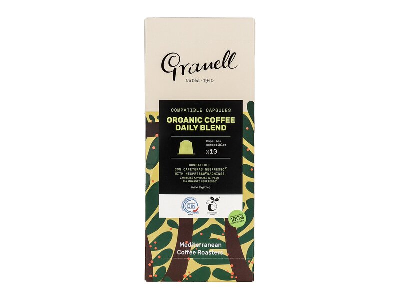 Cafes Granell, Organic Daily Blend Capsule 10db