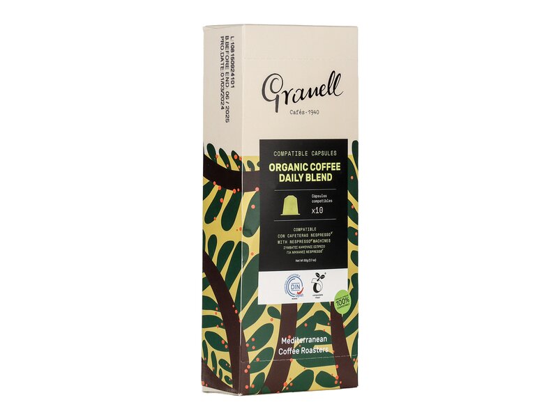 Cafes Granell, Organic Daily Blend Capsule 10db