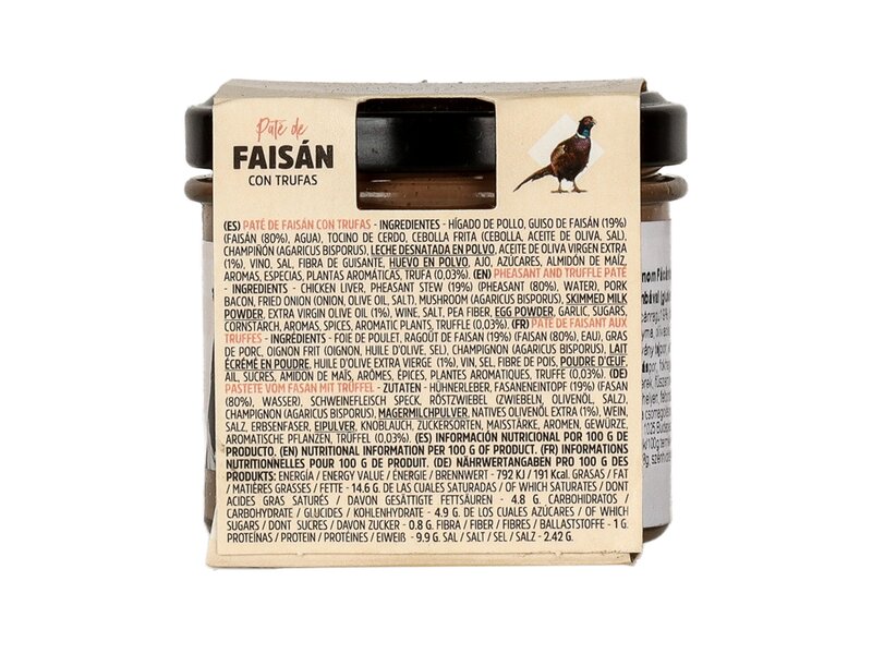 Don Gastronom Fácánhúsos pástétom szarvasgombával 110g