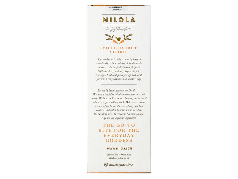 Milola Spiced carrot cookie 140g