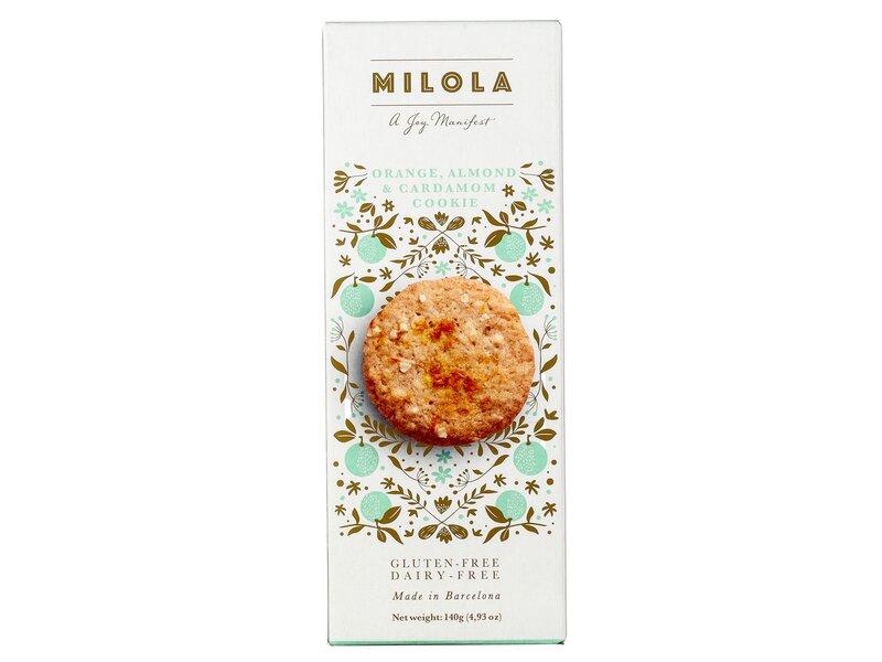 Milola Orange, almond & cardamon cookie 140g