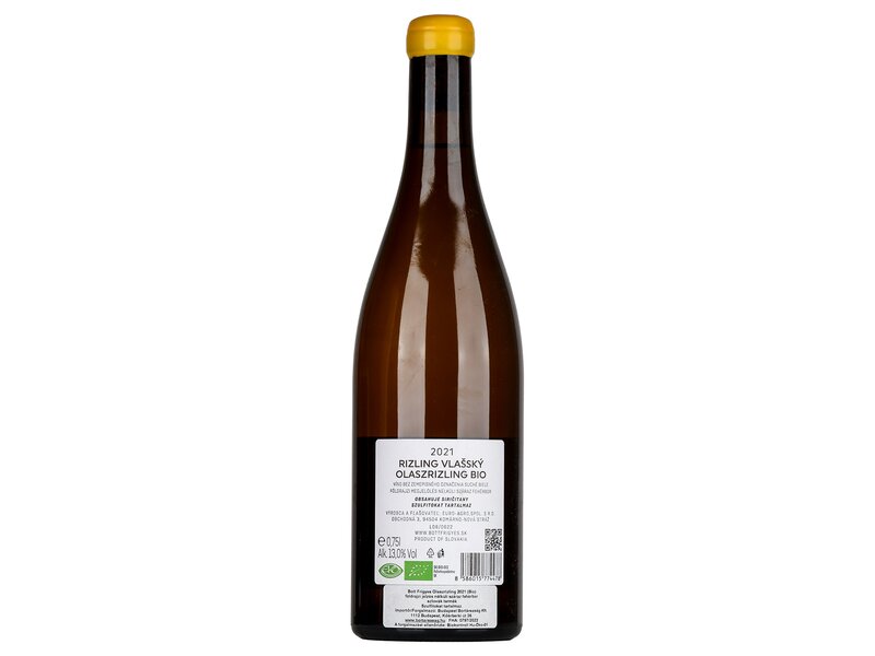 Bott Frigyes Szűretlen Olaszrizling Bio 2021 0,75