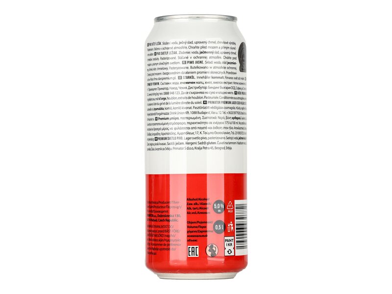 Primátor Premium Lager 0,5l CAN