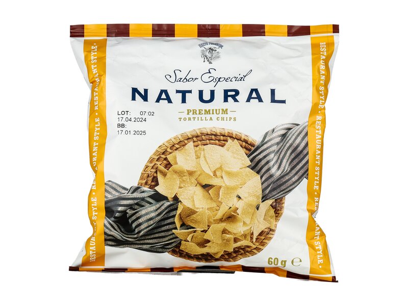 NP Snack Tortilla Chips Natural 60g