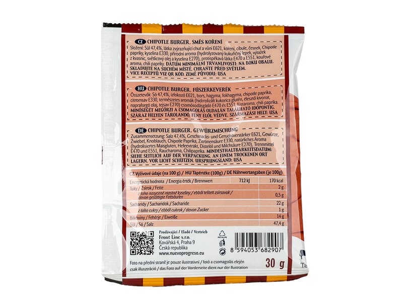 Chipotle Burger Seasoning 30g