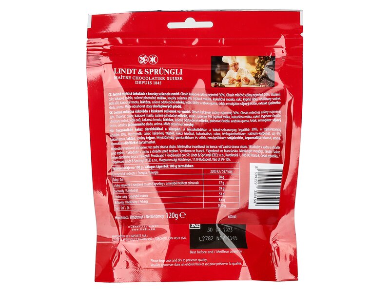 Lindt Zacskós medve kekszdarabokkal 120g