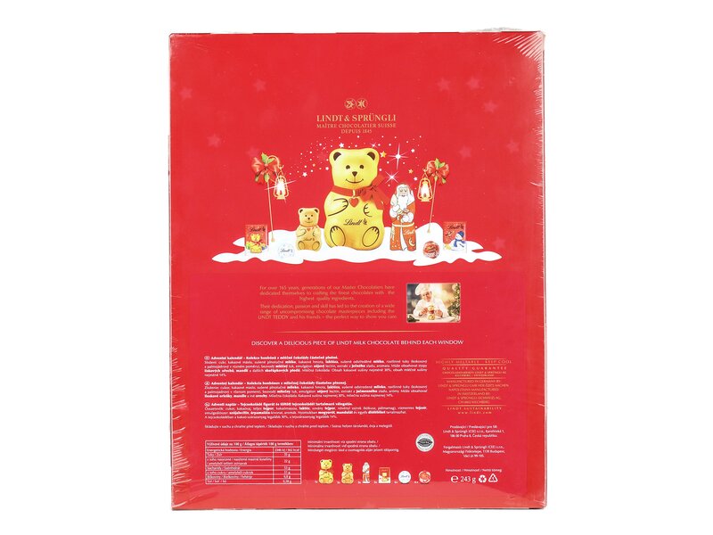 Lindt Advent Calendar Teddy 243g