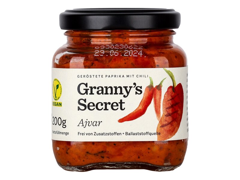 Granny's Secret chillis Ajvár 200g