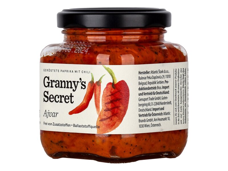 Granny's Secret chillis Ajvár 200g
