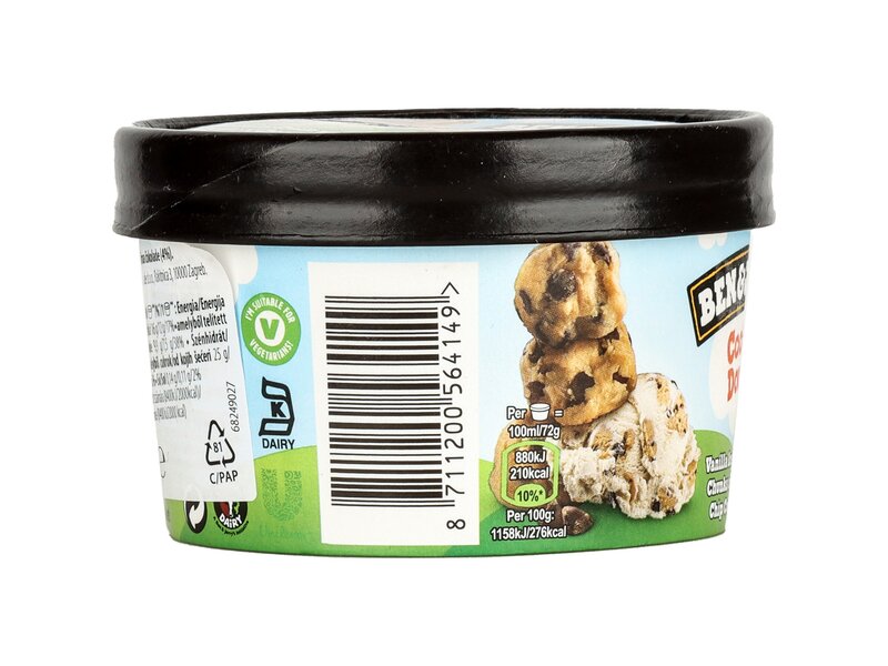Ben & Jerry's jégkrém csokoládés sütidarabokkal 100ml
