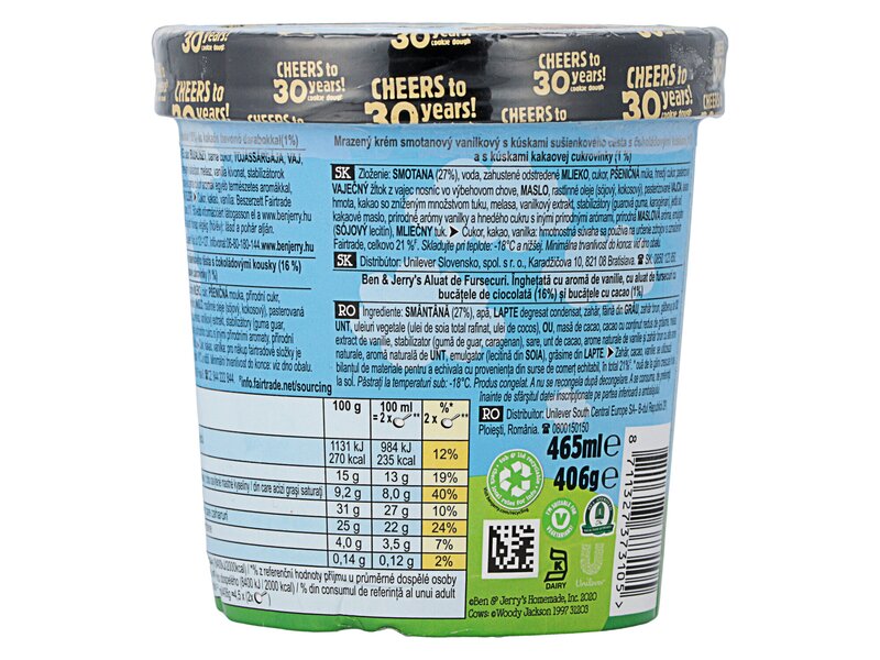 BJ** Cookie Dough 465ml
