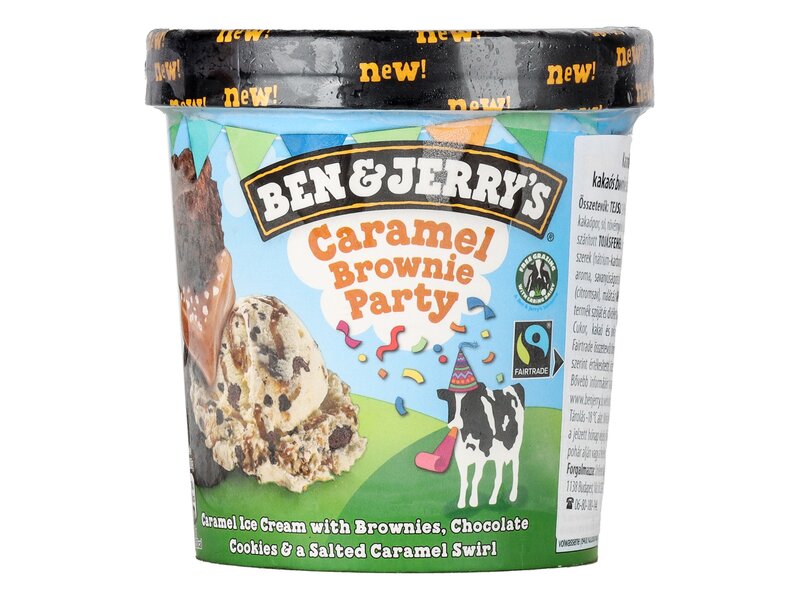 Ben & Jerry's karamellás-brownies fagylalt 465ml