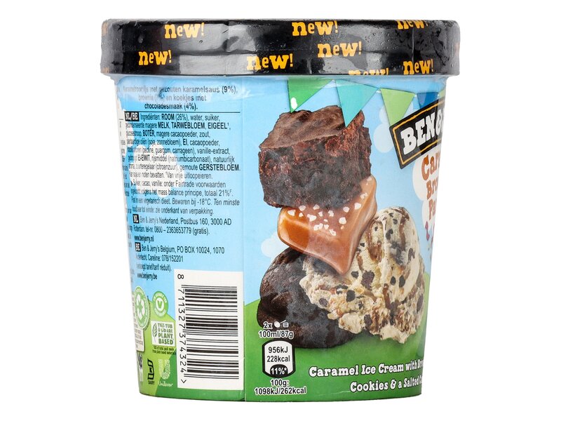 Ben & Jerry's karamellás-brownies fagylalt 465ml