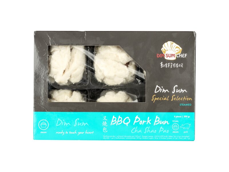 Dim Sum Chef** BBQ Pork Bun 'Cha Shao Pao' 300g