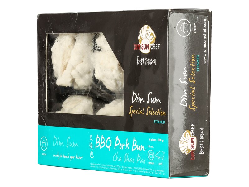 Dim Sum Chef** BBQ Pork Bun 'Cha Shao Pao' 300g