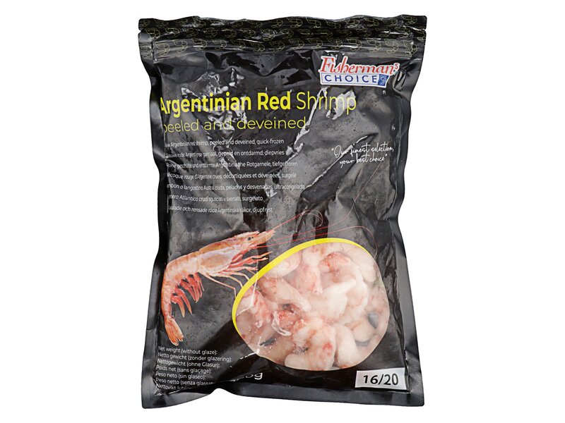 Fishermans** Argentinian Red Shrimp 1kg/800g