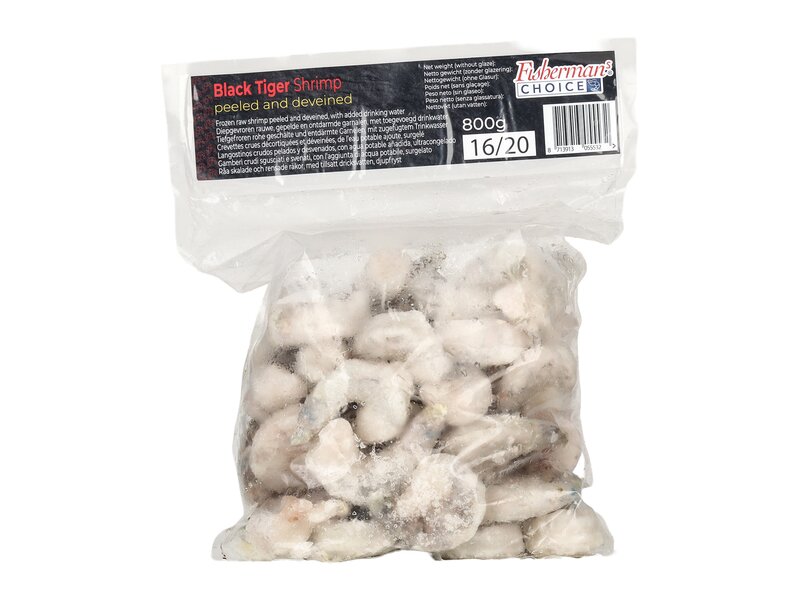 Fishermans tigrisgarnéla 16/20 1kg/800g      