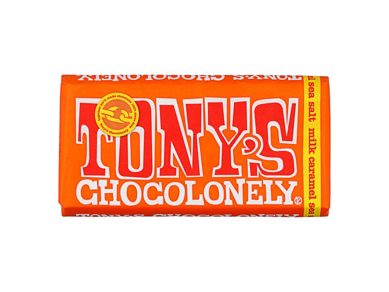 Tony's Chocolonely Milk Choc Caramel Sea salt 180g