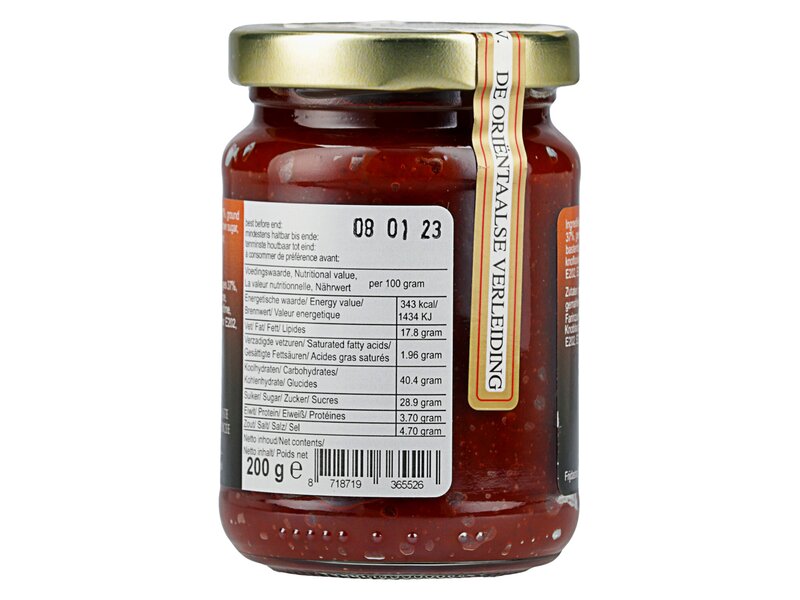 Koningsvogel Sambal Badjak 200gr