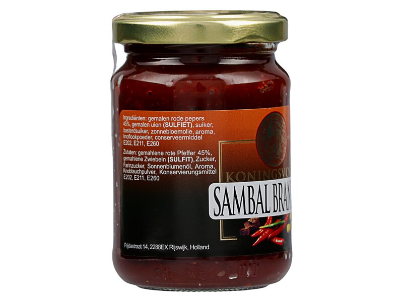 Koningsvogel Sambal Brandal 200g
