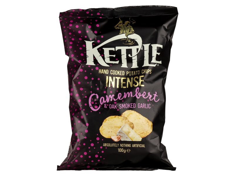 Kettle Intense Camembert Garlic 100g