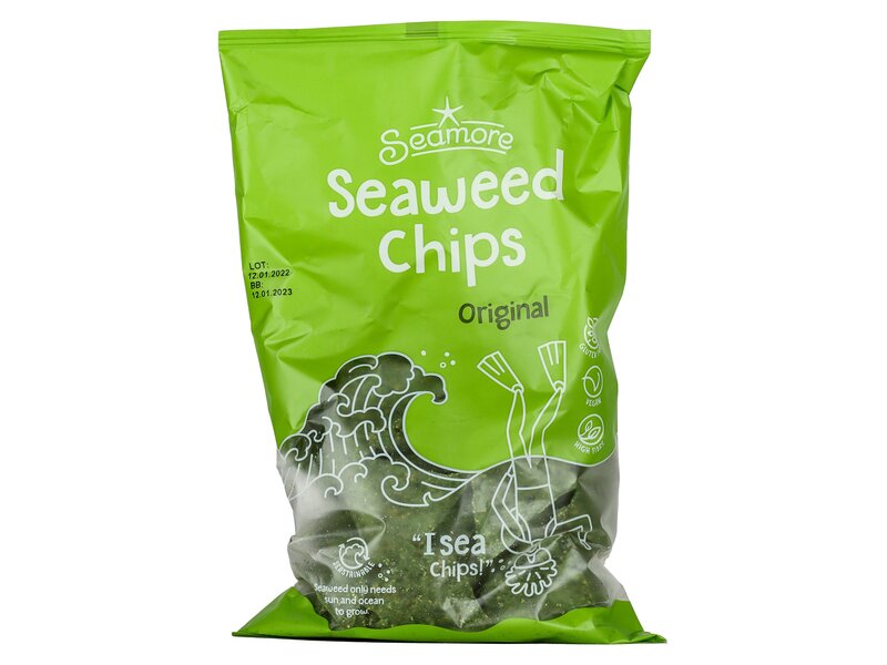 SEAMORE seaweed chips original 135g