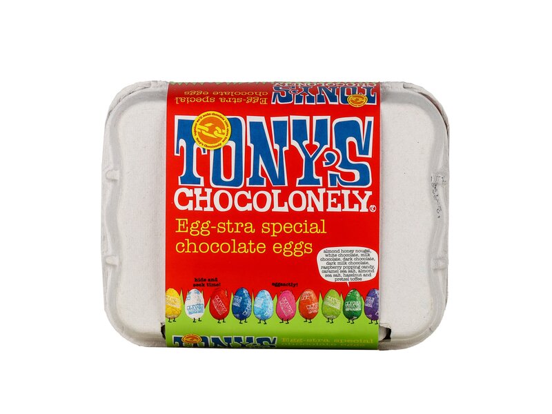Tony's Chocolonely Egg-stra special chocolate eggs 150g