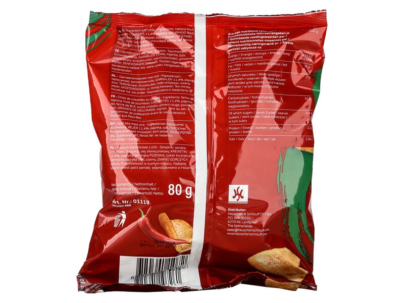 Sriracha Prawn Crackers 80g