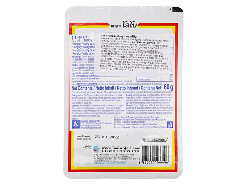 Lobo Hunglay Curry Paste 60gr