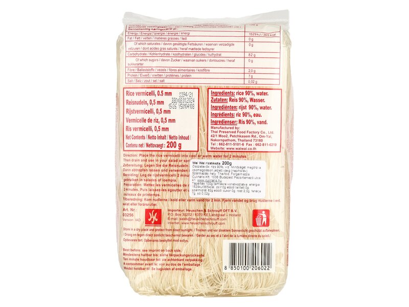 Wai Wai rizs-vermicelli 200g