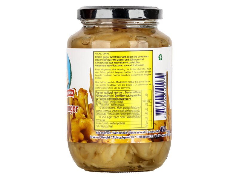 Healthy Boy pácolt gyömbér 420g