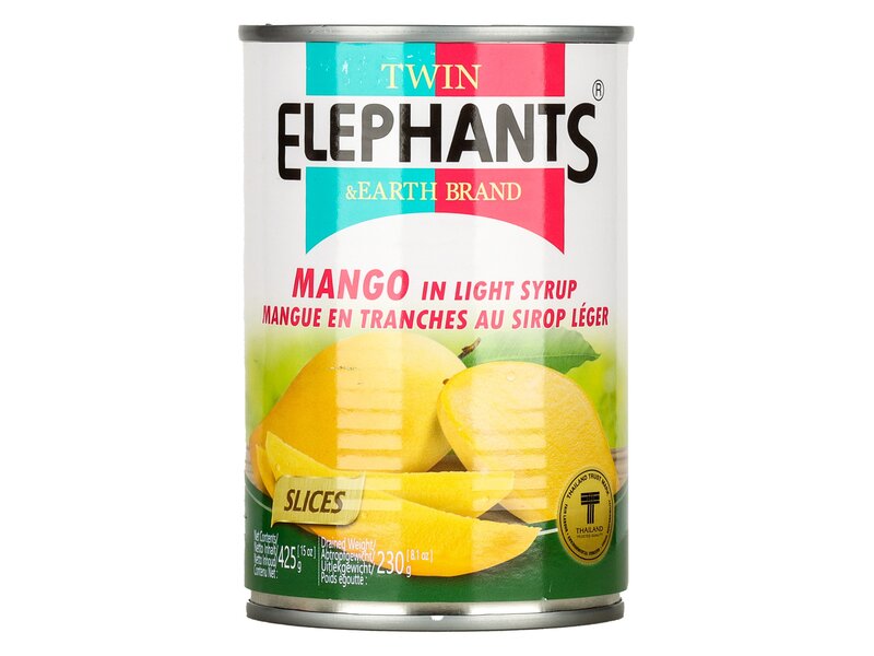 Twin Elephants mangó szirupban 425g