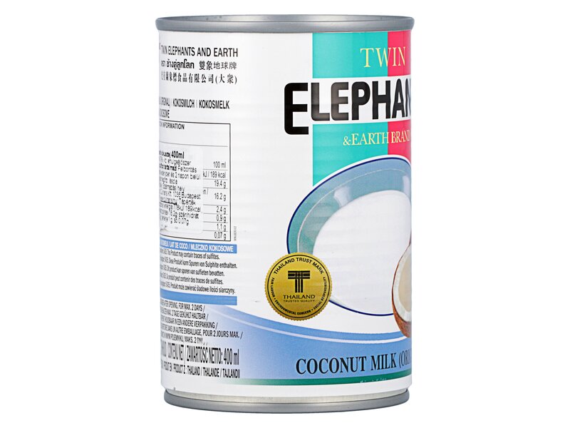 Twin Elephants Coconut milk kókusztej 400ml
